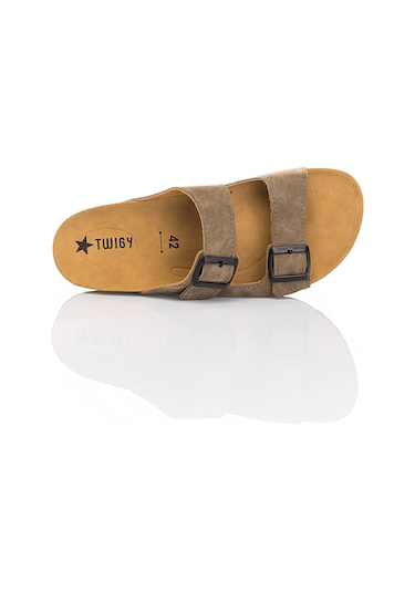 Leo 23 Erkek Terlik Vizon 41/45 Vizon