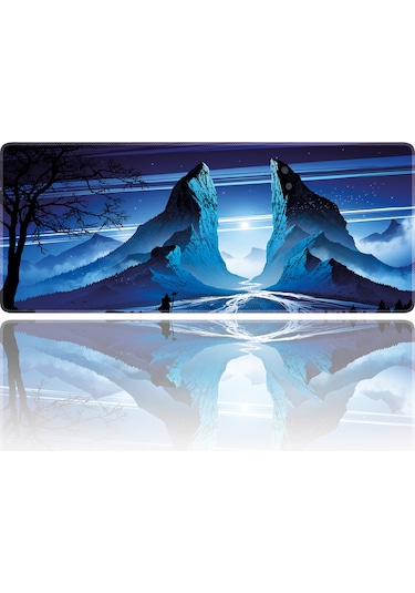HELİXSUN Mouse Pad Büyük Boy Gaming Oyuncu Xl 70x30 Cm Monk