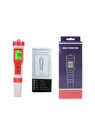 Butu 4'ü 1 Arada Taşınabilir Ph/tds/ec/temp Test Kalemi Çok Fonksiyonlu Su Kalitesi Test Cihazı