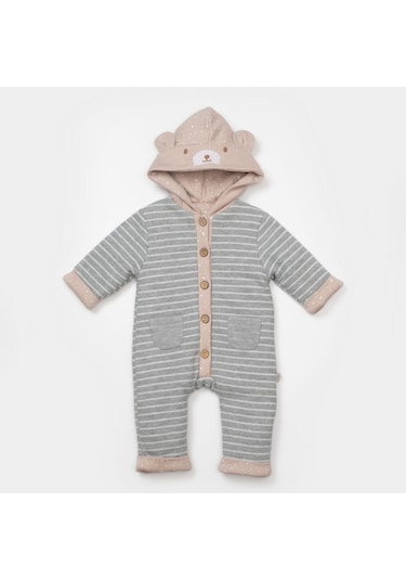 Bibaby Adventure Bear Kapüşonlu Tulum 60772 Grimelanj