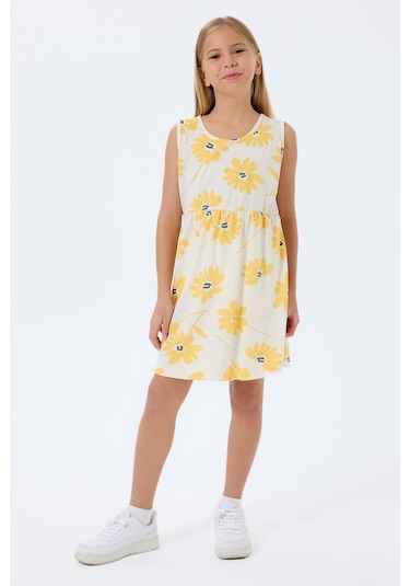Rolypoly Kız Çocuk Krem Elbise 5274-49675 Krem