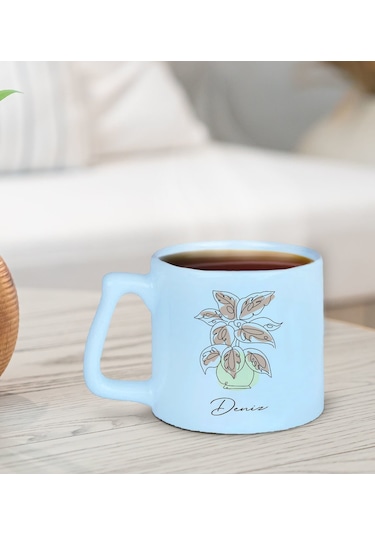 Bk Gift Kişiye Özel İsimli Pastel Mavi Middle Kupa Bardak-14, Arkadaşa Hediye, Ev Hediyesi, Doğum Günü Hediyesi, Ofis Hediyesi Kobitmeyencom30023 Bk G