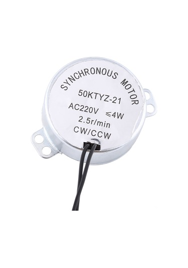 Qingmipy Yumurta Döndürücü Motoru 220v - Kaliteli Metal, Düşük Tüketim, Sabit Performans, Cw/ccw Çalışma Seçeneğiyle Inkübasyon Uygulamaları İçin