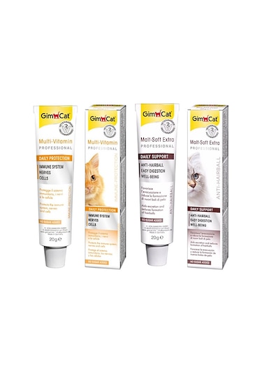 Gimcat Kedi Multivitamin 20 G + Gimcat Malt Soft Extra 20 G