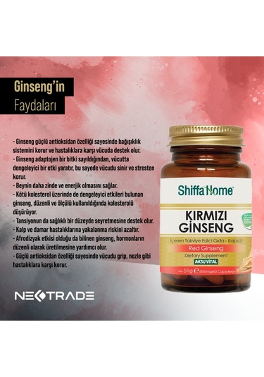 Aksu Vital - Shiffa Home Ginseng Kapsül