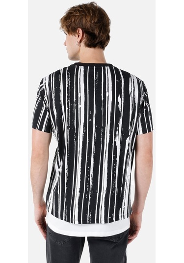 Colins Siyah Erkek Tshirt K.Kol Cl1068131 Q1.V1 Blk Siyah