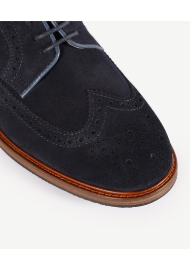 Yargıcı Oxford Bağlı Ayakkabı Lacivert