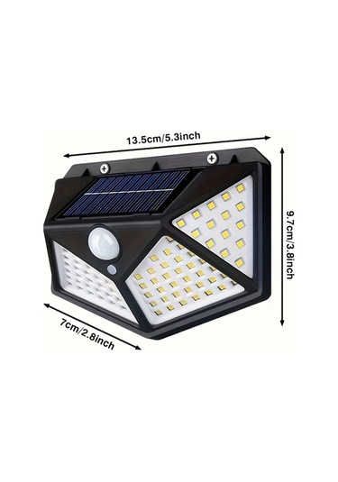 Trendooze 2 Adet Manyetik Hareketli Solar Led Karavan Işık Su Geçirmez Dış Mekan Aydınlatma Gaojunshop01 Model