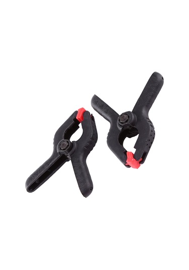 Lemestar 6 Adet Nylon Fotoğraf Stüdyosu Arka Plan Tutucu: Kauçuk Döşeme, Geniş Açılışlı, Sağlam Tutuş - Siyah Kırmızı