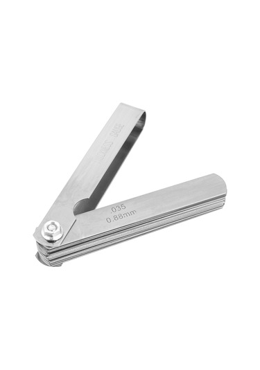 Konesam Stahl Gaps Messer 32 Blatt 0.04-0.88mm, Doppelt Skaliert Metrik/ımperial , Präzise Spaltmessung, Tragbar
