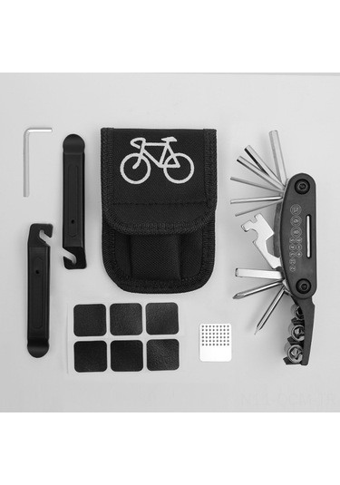 Qingmipy Bisiklet Tamir Takımı: Taşınabilir Tamir Aleti Seti, Lastik Tamiri Ve Bakım Gereçleriyle Dışarıda Bisiklet Sorunlarını Çözün Çok Renkli