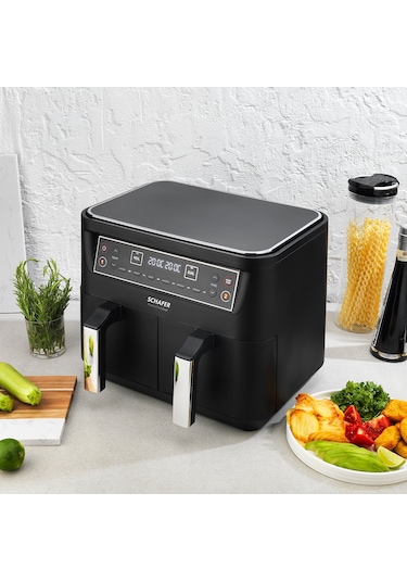 Schafer Thermochef Dual Dijital Airfryer Sıcak Hava Fritözü