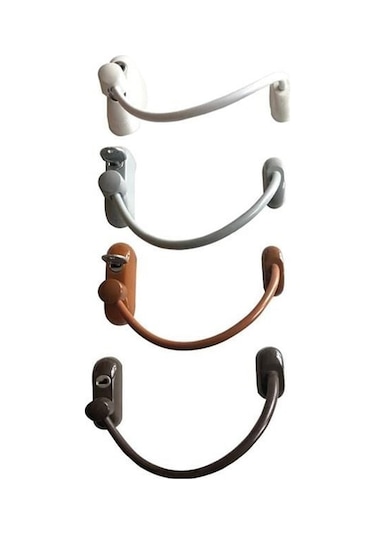 3 Adet Winlock Pencere Guvenlik Kilidi Anahtarlı Çelik Halatlı 22 Cm