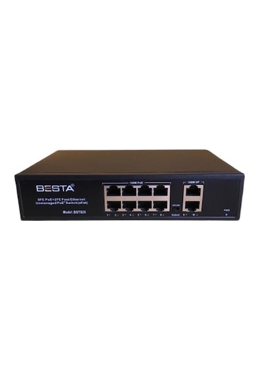 Besta BST-820 8+2 Port 10/100 Poe Switch