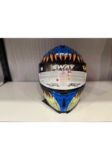 Sway Sw 867 Storm Full Face Kapalı Kask Mavi