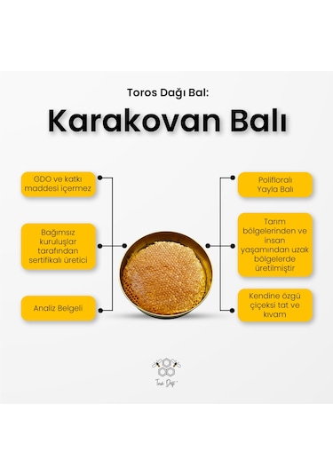 Toros Dağı Karakovan Balı 1400 G
