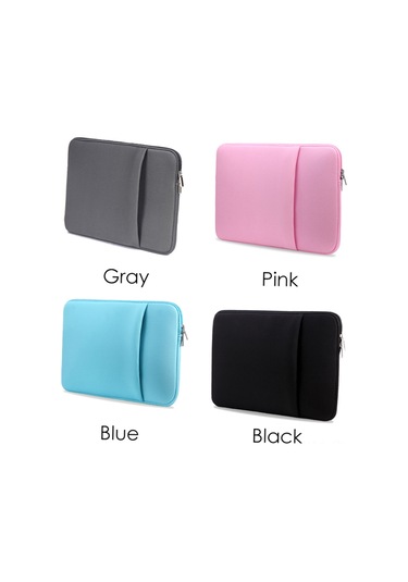 Aubyhe 14" Siyah Dijital Cihaz Kılıfı - Anti-statik Köpük, Darbe Emici, Cep Tasarımı - Ultrabook, Dizüstü Bilgisayar, Tablet Uyumlu Siyah