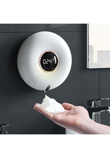 Tik Sabunluk, 280ml Şarj Edilebilir Pompa Sabunluklar El Şeffaf