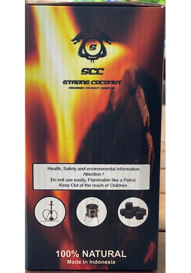 Scc Strong Coconut Nargile Kömürü 1 KG 72 Adet