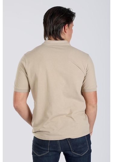 Lee Cooper Twıns 1 Erkek Pike Polo Yaka T-Shırt K. Bej-17954-K. Bej