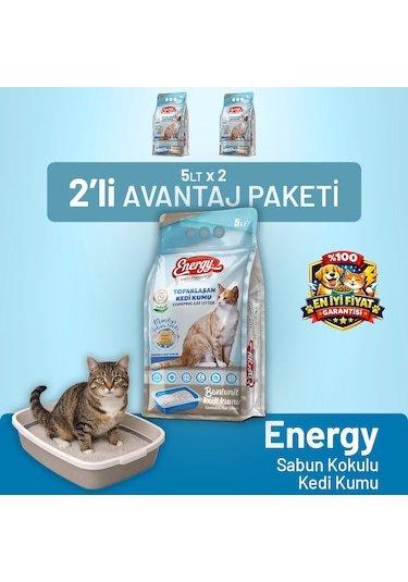 Kedi Kumu Sabun Kokulu 5 Lt - 2 Adet
