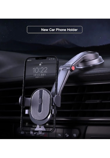 Araç Torpido Üstü Vakumlu Telefon Tutucu Güçlü Vakum Ayarlı