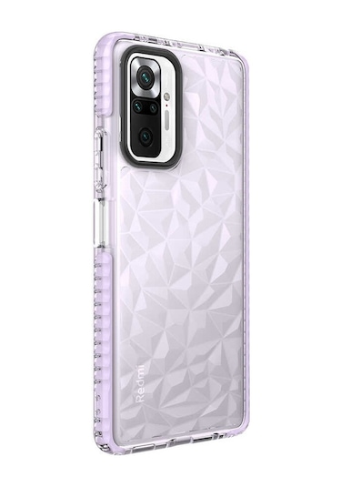 Xiaomi Redmi Note 10 Pro Kılıf Pramit Desenli Renkli Yumuşak Lüks Silikon Kapak Buz