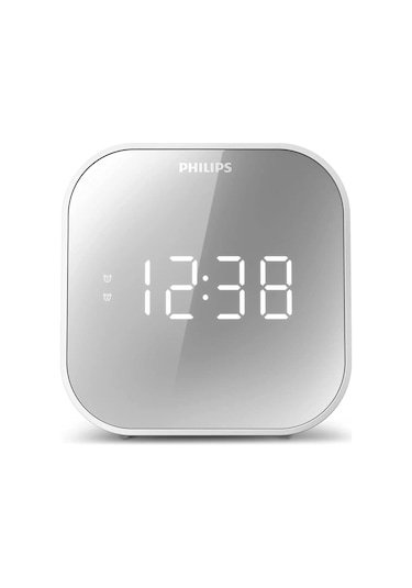 Philips Radyolu Çalar Saat Aynalı Ekranlı Çift Alarmlı Radyo
