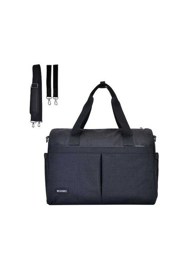 Novahub Moveevo Kapasiteli Anne Çantası: Bebek Eşyaları, Biberon, Bez, Tek Yerde Siyah