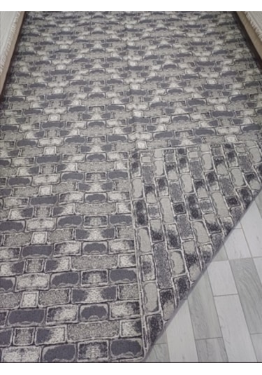 Savan Dokuma Halı Örtüsü 6m² 200 300cm Kale Gri