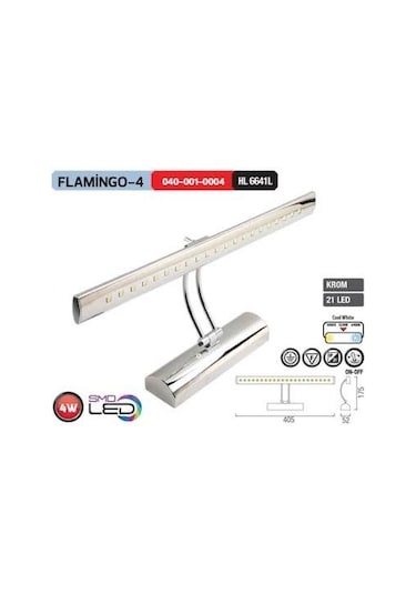 Resim Aplik I Rengi 4000kelvin Flamingo-4 Gün Işığı