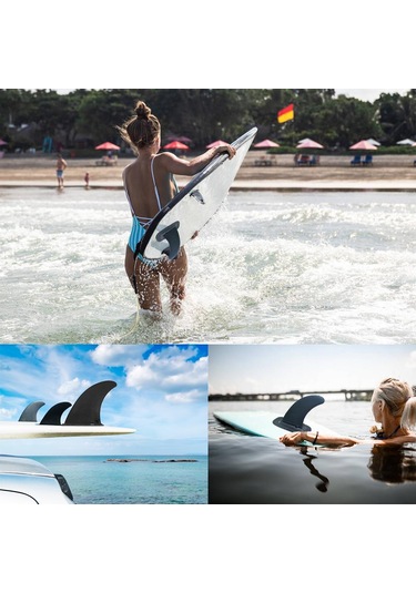 9 İnç Kayık Takip Yüzgeci Ayrılabilir Slayt Merkezi Fin Sörf Tahtası Fin Kayık Kano Tekne İçin