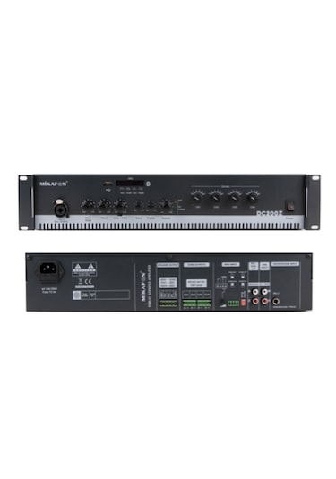 Mikafon Dc200z-400w 4ohm/50/70/100v 4 Zone 400w Maks Class-d Amplifikatör