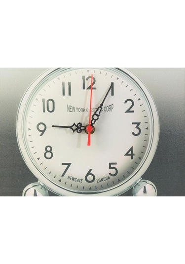 KANVAS RESİM SAAT MAVİ