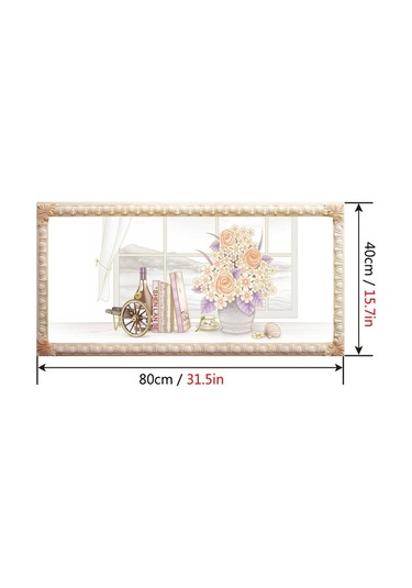 Sones Kendinden Yapışkanlı Isıya Dayanıklı Yağ Geçirmez Etiketler Ev Mutfak Ocağı Fayans Duvar Çıkartmaları, Özellikler: Lz-005 40x80cm Diğer