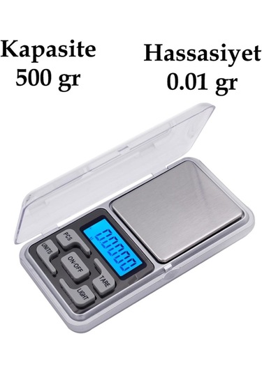 River World Dijital Hassas Elektronik Cep Terazi Tartı 500 G 0.01