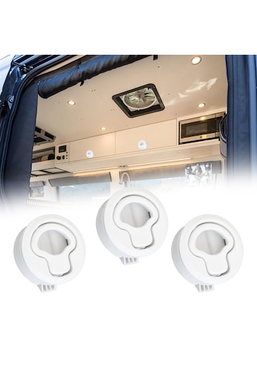 Suntek Magideal Gömme Soyunma Çekme Mandalı 3 Adet Beyaz