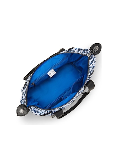 Kıplıng Art Mini Küçük Boy Omuz Çantası Ayarlanabilir Uzun Askısı İle Desenli Curıous Leopard Çok Renkli