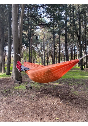 Camp And Map Premium Hamak 275x150 Cm 175kg Taşıma Mor