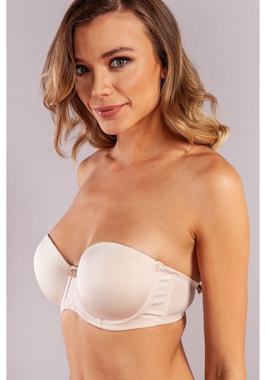 Moon Wear Gabrıella Balconette Foam Cup Bra, Konforlu Ve Şık Sütyen, Strapless Çok Renkli