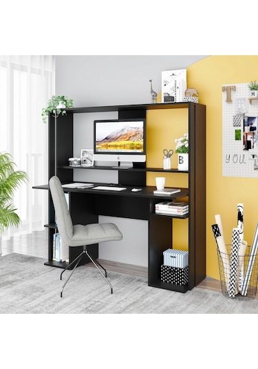 Robin Home Dark Bilgisayar ve Ofis Masası Siyah