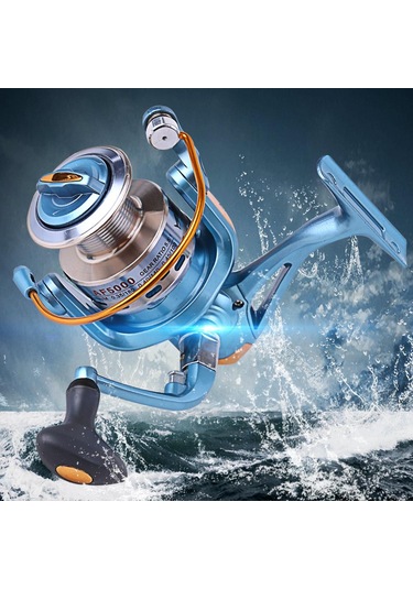 İplik Makaraları Alüminyum Makara 5.5:1 Yüksek Hızlı Pürüzsüz Sürükleme Gücü 6.4kg Açık Havada Balıkçılık Araçları Af3000