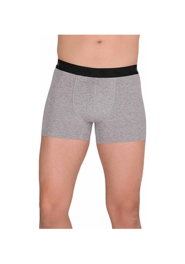 Mbb E-ticaret Pamuk Modal Likralı Esnek Erkek Boxer Gri 4476b