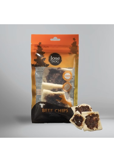 Jose Dog Beef Chips Sığır Et Kaplama Cips Kemik 60 G