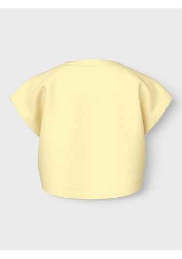 Name It Nmfvıima Capsl Kız Çocuk Crop T-shirt 13228148 Sarı