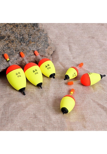 3 Adet 2.2-4.4g Eva Şamandıra Aydınlık Şamandıra Balık Yemi Dedektörü Balıkçılık Aksesuarları 50g