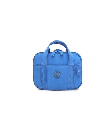 Smart Bags Mikro Poly Kumaş Askılı Mini Boy Kadın Cüzdanı 3346 Mavi
