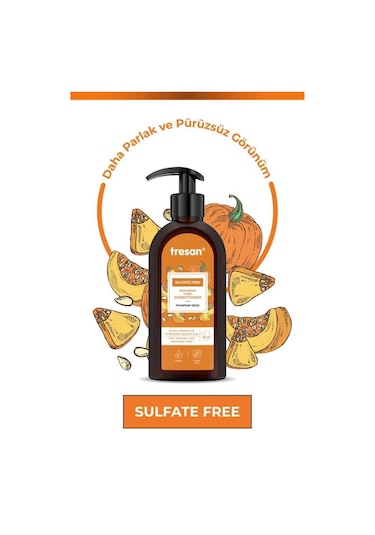 Tresan Bal Kabağı Çekirdeği Onarıcı Sülfatsız Bakım Saç Kremi 300 Ml