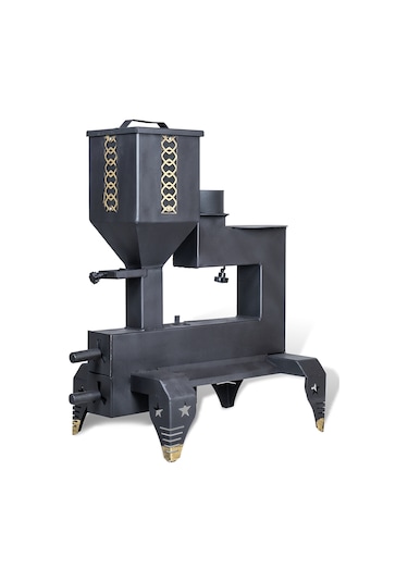 Etinova Pelet Soba M001 Mini Pelet Sobası Desenli Model