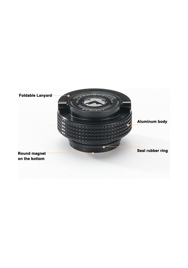 Tenfowee Kamping Gaz Bünyesi Kapağı: Aluminyum Çelik, Manyetik Tutma, Sızdırmaz, Çekirdekli Taşımak İçin Uyumlu, Siyah, 1 Adet Çok Renkli